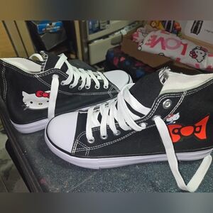 Hello Kitty Hi Top Sneakers 8.5 NEW